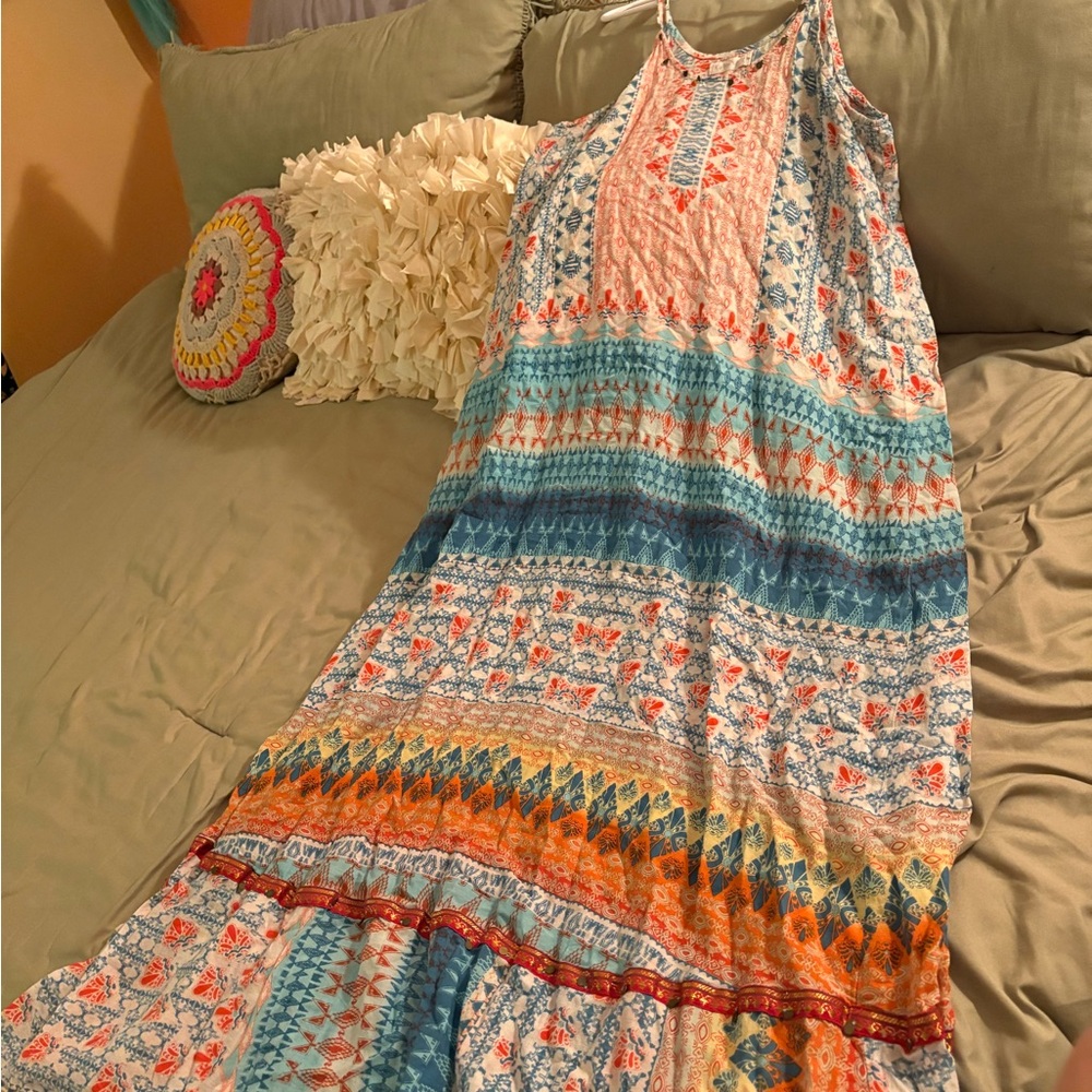 Colorful Bohemian Maxi Dress